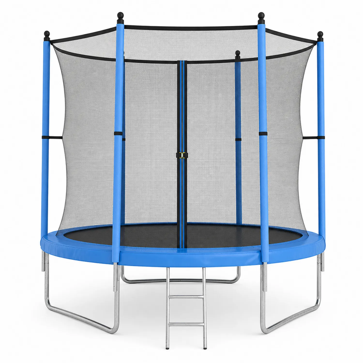 Trampolín Redondo 305 cm Azul con Estructura de Acero