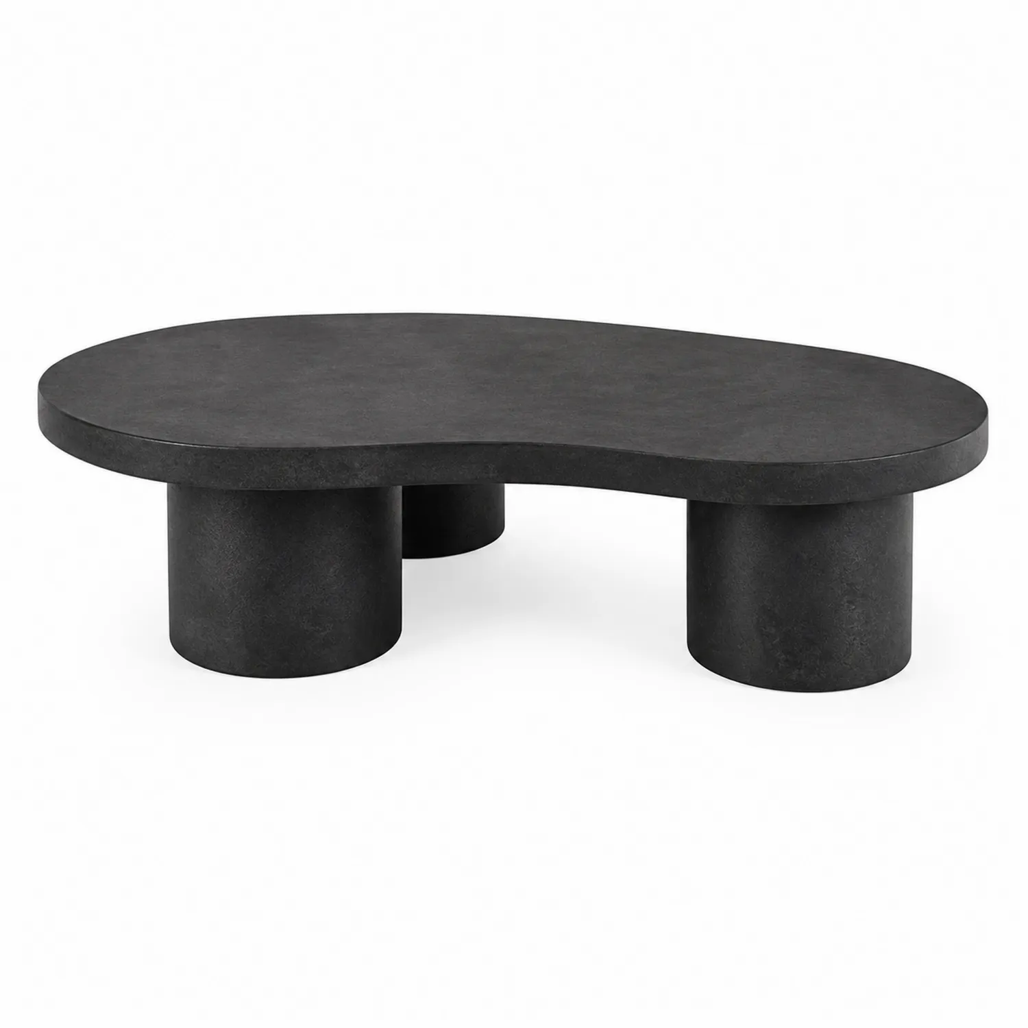 Mesa de Centro en Piedra Arenisca Negra 120x60x35 cm