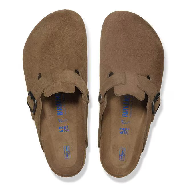 Unisex Birkenstock Boston weiches Fußbett