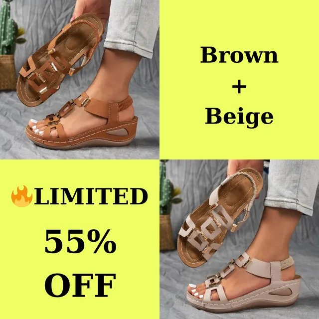 🔥2026 Summer Best Seller — 49% OFF! 🔥Women's Soft-Sole Orthopedic Sandals are here!