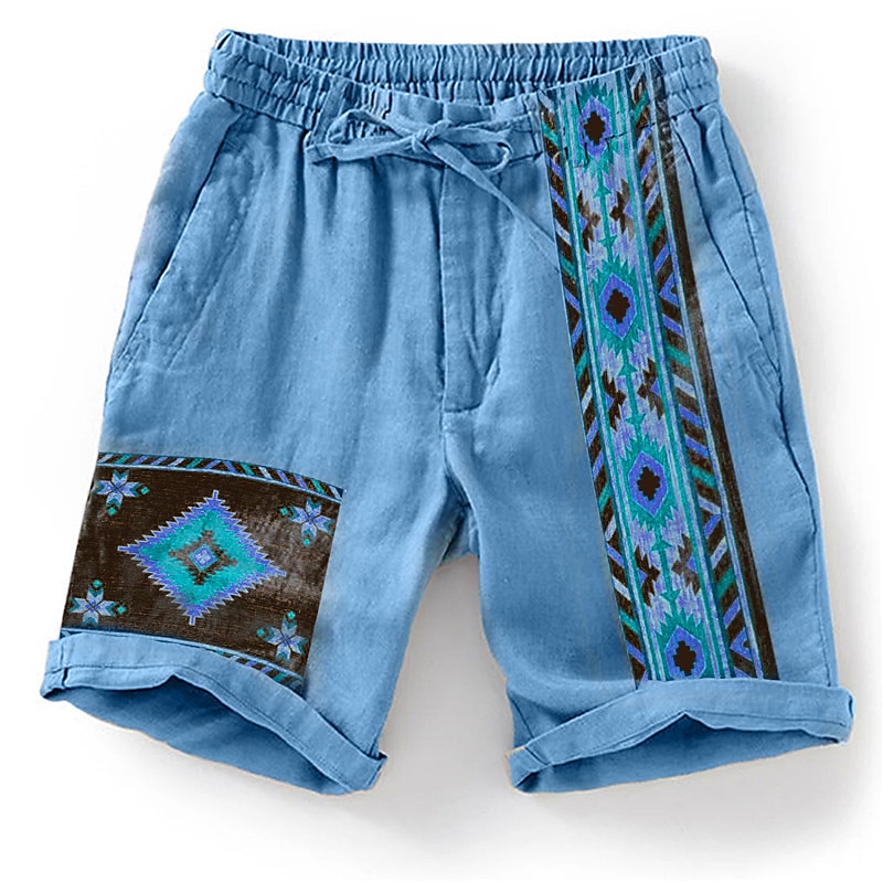 Men's Graphic Shorts Summer Shorts Beach Shorts Mid Waist Designer Ethnic Style Casual Daily Beach Drawstring Elastic Waist 3D Print Designer Clothing Apparel 2026 - $25.99 –P8