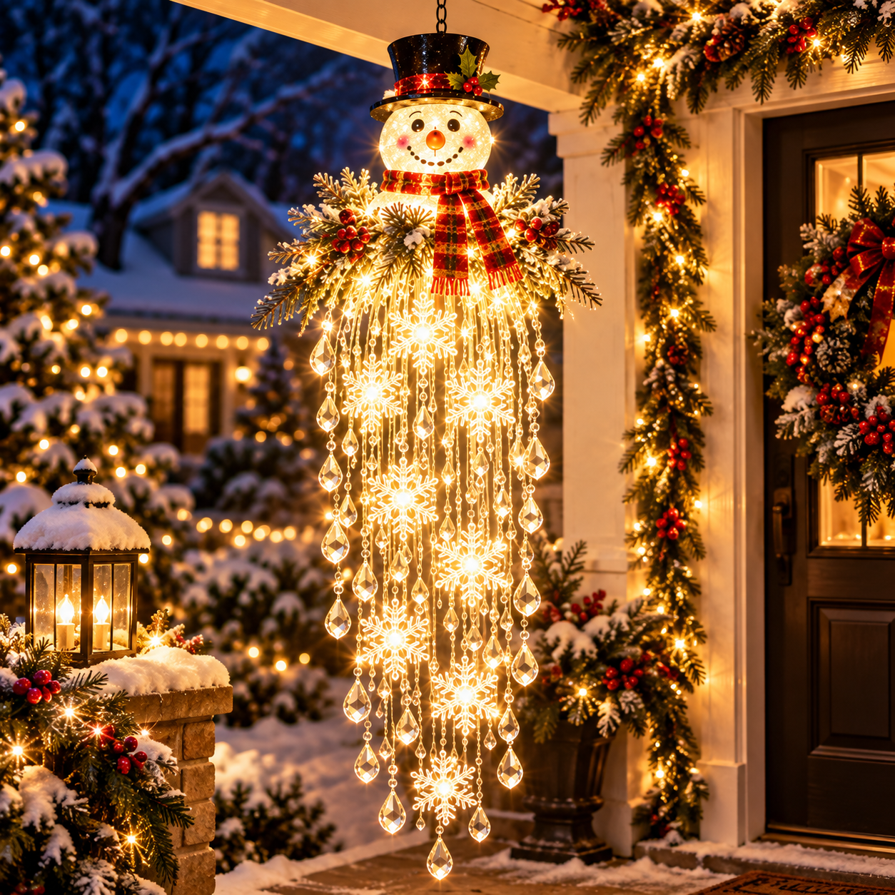 Crystal cascade light as a holiday gift