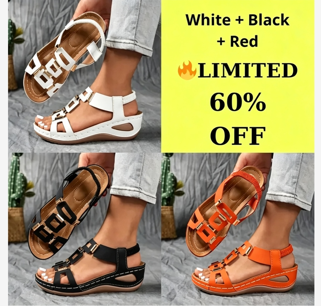 🔥2026 Summer Best Seller — 49% OFF! 🔥Women's Soft-Sole Orthopedic Sandals are here!