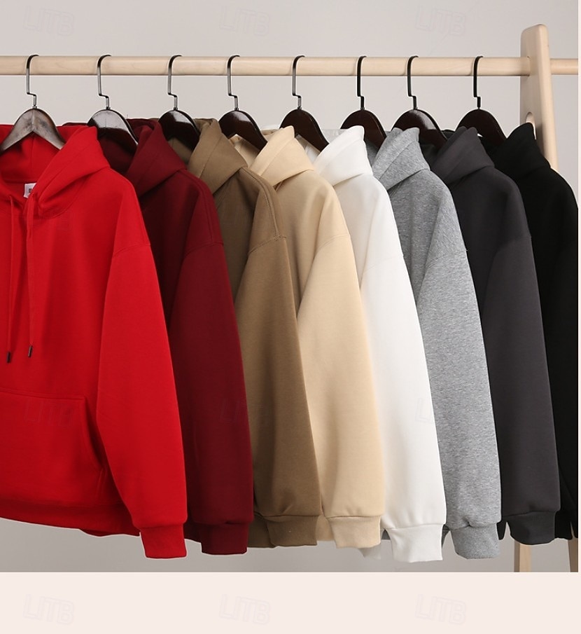 Women's Pullover Hoodie Sweatshirt Punk Casual Long Sleeve Hooded Regular Tops Casual Home Street Blue Black Pink Red Brown Spring Fall Winter 2026 - $27.99 &ndash;P4