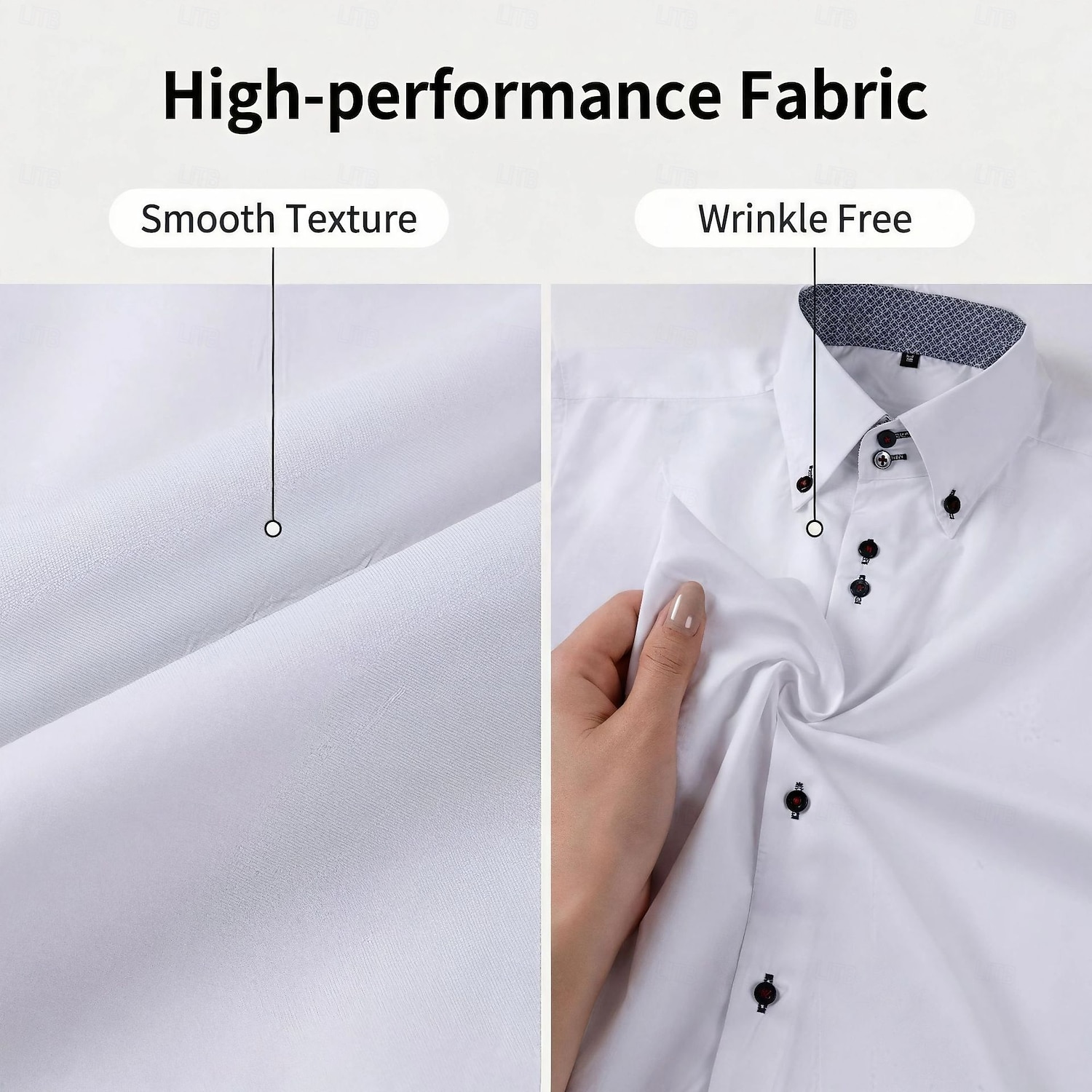 Men's Shirt Dress Shirt Non Iron Shirt Button Up Shirt Color Block Casual Daily Light Blue Black White Pink Long Sleeve Turndown All Seasons Clothing Apparel Patchwork 2026 - $31.99 –P9