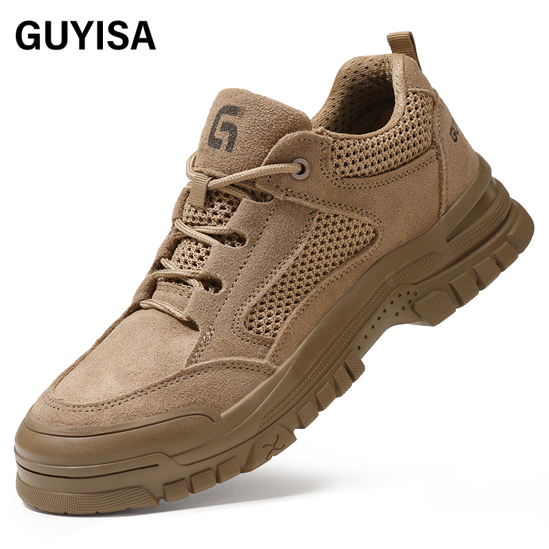 Fashion safety shoes outdoor work European standard steel toe safety shoes