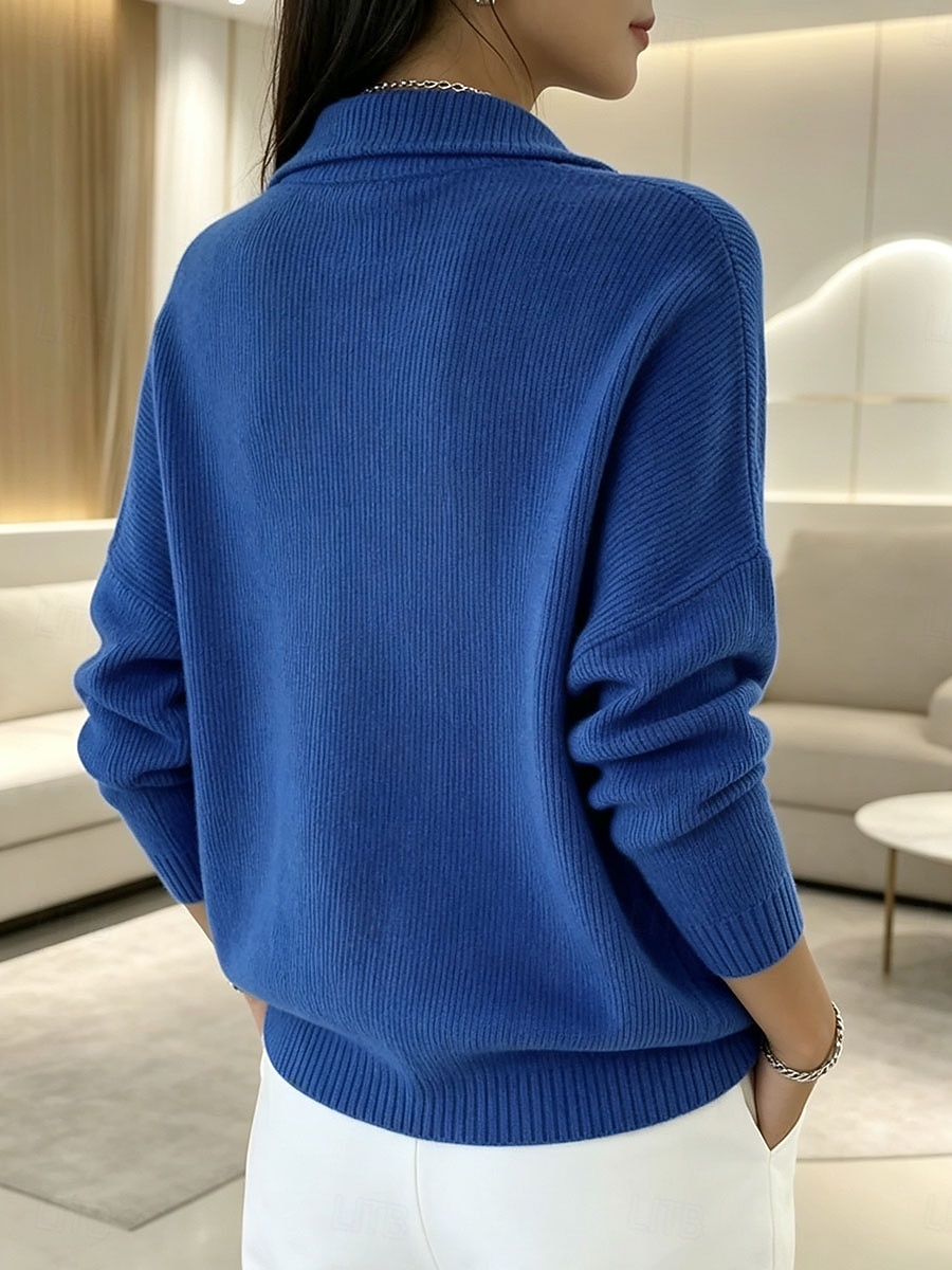 Women's Corduroy Zip Up Shirt - Quarter Zip Stand Collar Long Sleeve Casual Fall Pullover 2026 - &euro;32.99 &ndash;P2