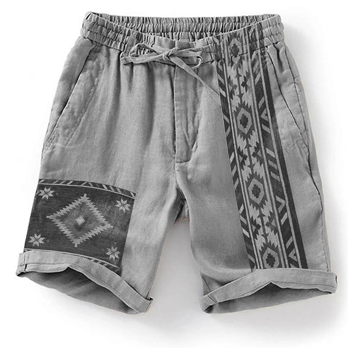 Men's Graphic Shorts Summer Shorts Beach Shorts Mid Waist Designer Ethnic Style Casual Daily Beach Drawstring Elastic Waist 3D Print Designer Clothing Apparel 2026 - $25.99 –P5