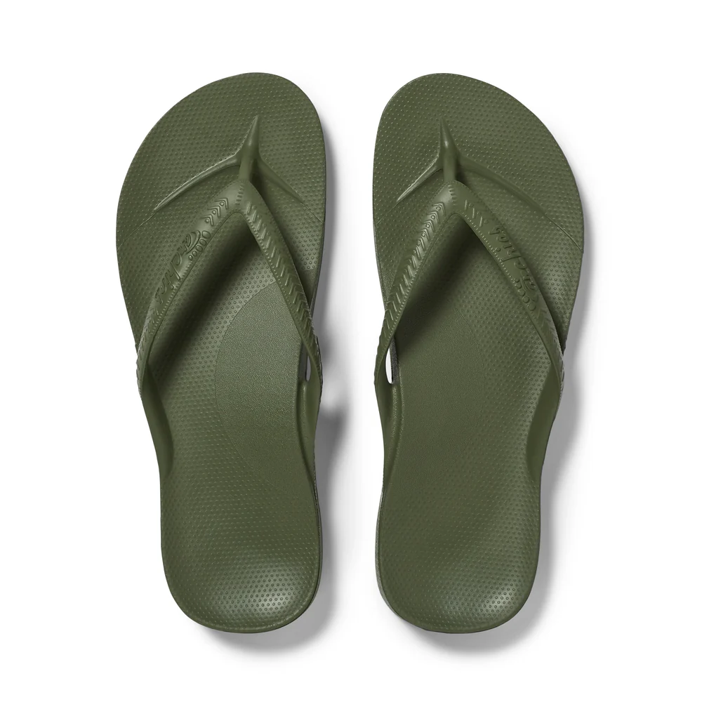 Arch Support Flip Flops - Classic - Brown