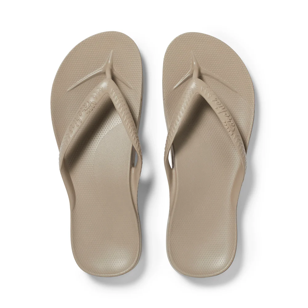 Arch Support Flip Flops - Classic - Brown