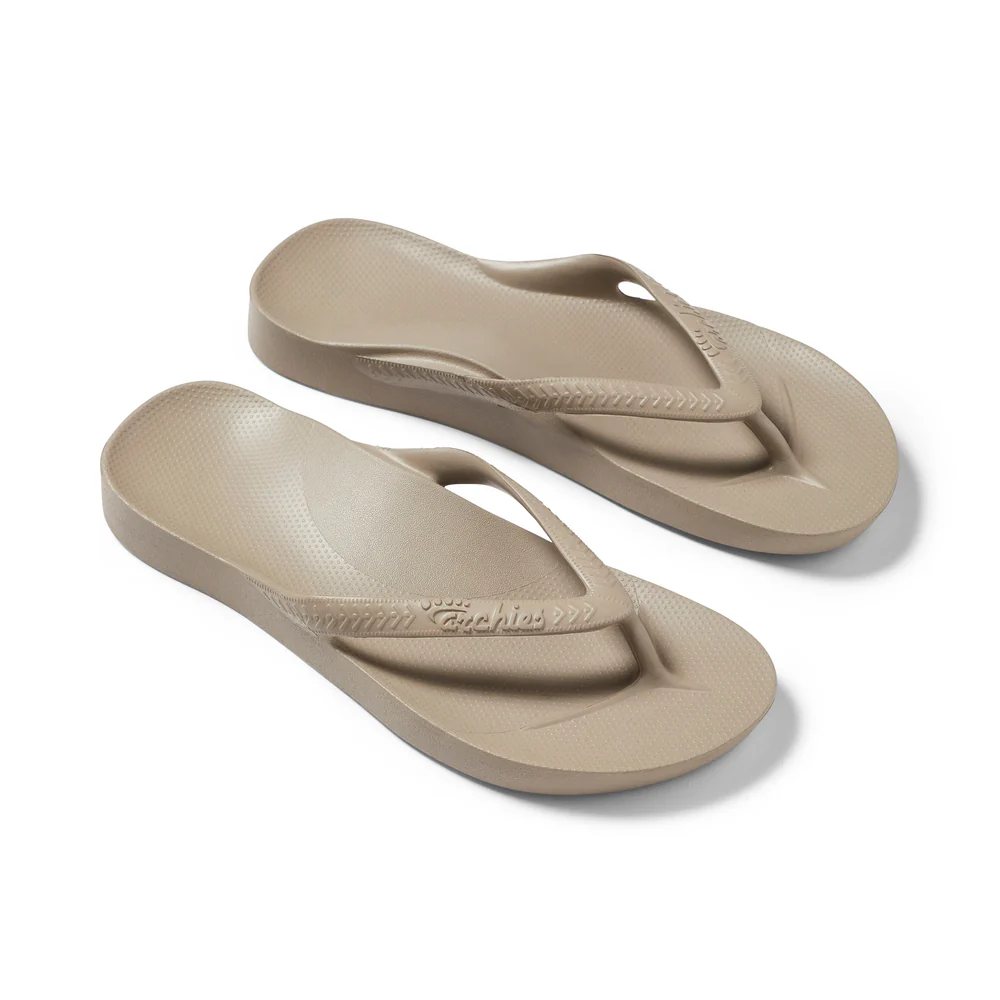 Arch Support Flip Flops - Classic - Brown
