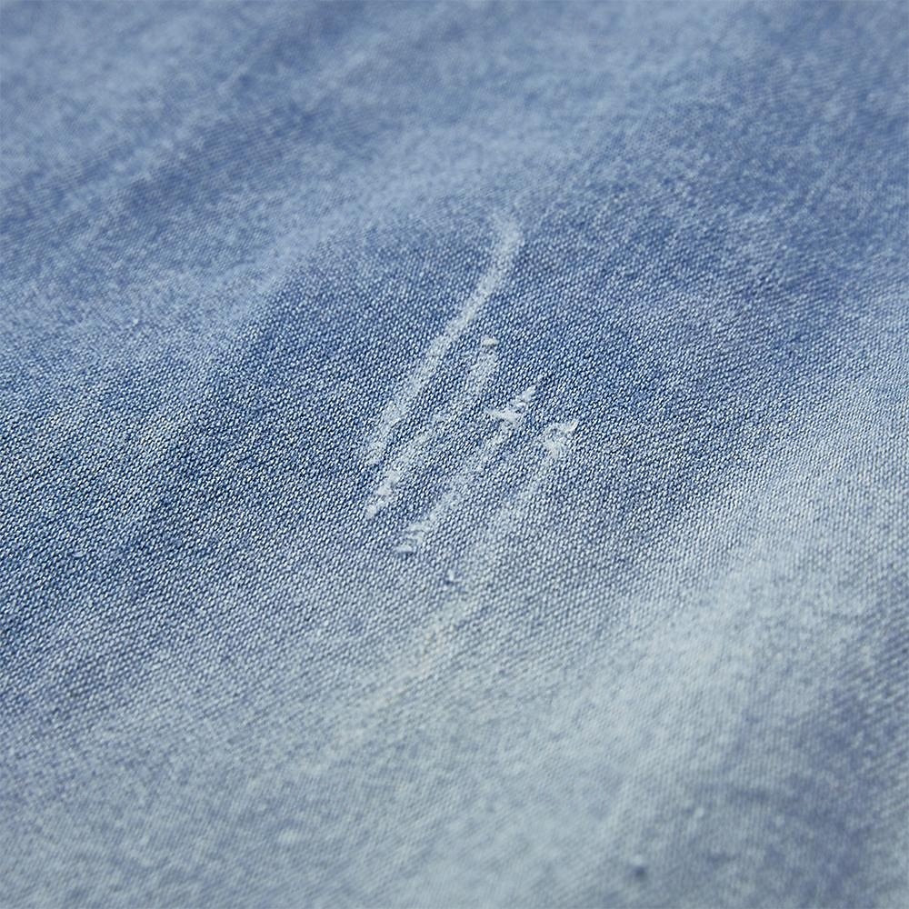 Men's Shirt Chambray Shirt Calico Shirt Button Up Shirt Casual Shirt Denim Shirt Denim Blue Black Dark Navy Blue Long Sleeve Plain Collar Daily Vacation Clothing Apparel Cotton Fashion Casual 2026 - $37.99 &ndash;P17