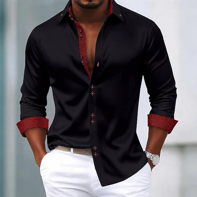 Men's Shirt Dress Shirt Non Iron Shirt Button Up Shirt