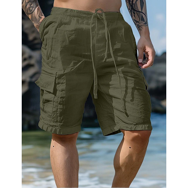 Men's Shorts Linen Shorts Summer Shorts