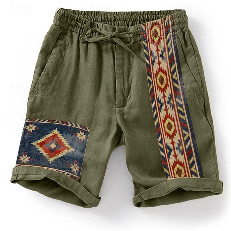 Men's Graphic Shorts Summer Shorts Beach Shorts Mid Waist Designer Ethnic Style Casual Daily Beach Drawstring Elastic Waist 3D Print Designer Clothing Apparel 2026 - $25.99 –P9