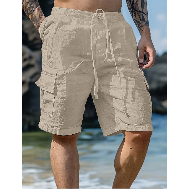 Men's Shorts Linen Shorts Summer Shorts