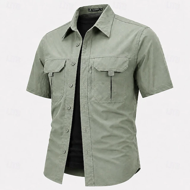 Men's Fishing Shirts Cargo Shirt Utility Shirt