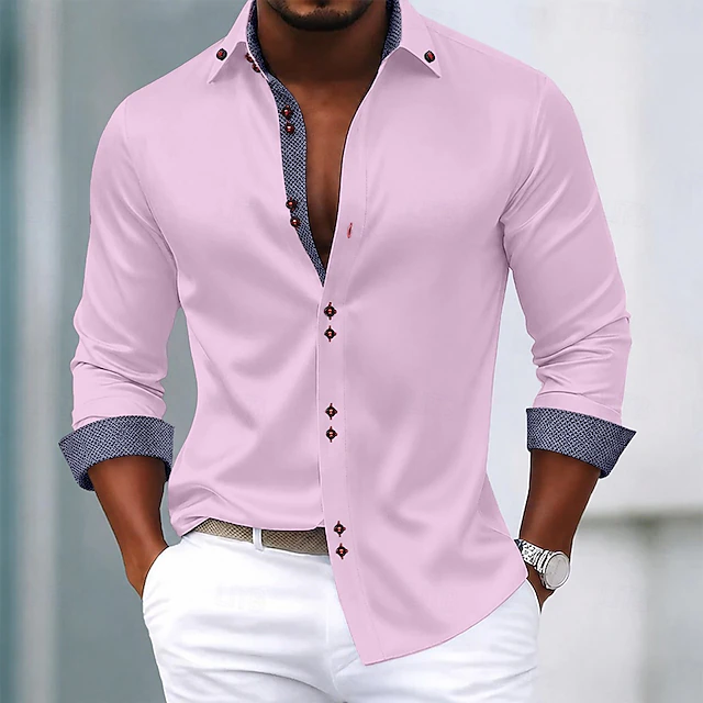 Men's Shirt Dress Shirt Non Iron Shirt Button Up Shirt