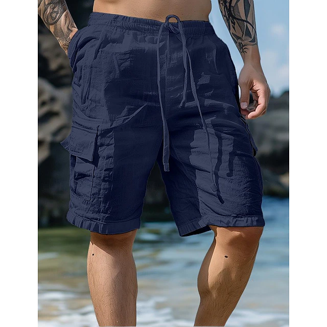 Men's Shorts Linen Shorts Summer Shorts