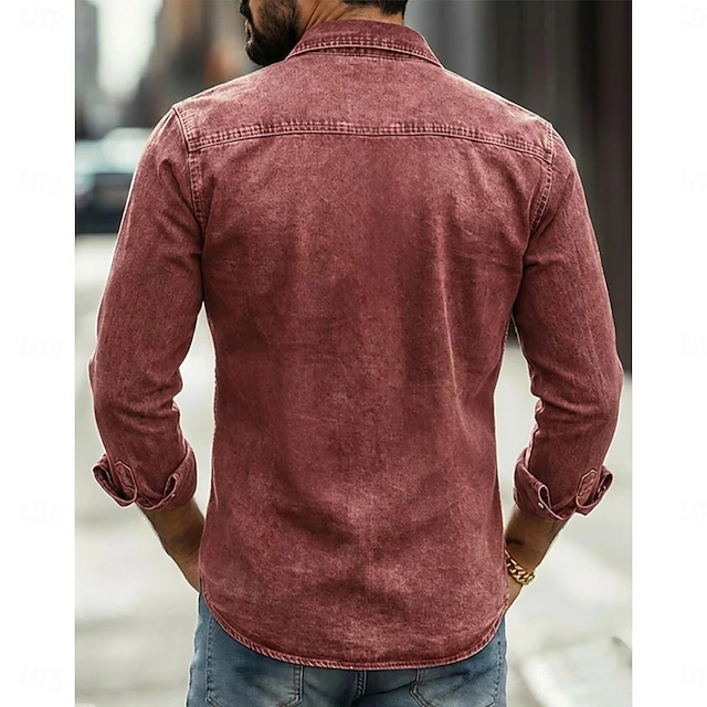 SoftFade™ Men Shirt Casual Shirt Work Shirt Western Shirt Button Up Shirt
