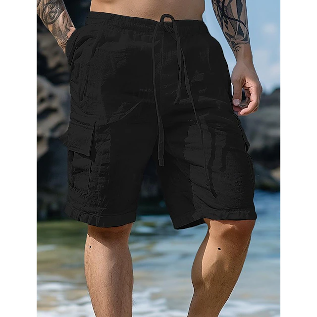 Men's Shorts Linen Shorts Summer Shorts