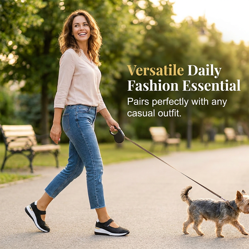 Breathable platform shoes with cutouts for women
