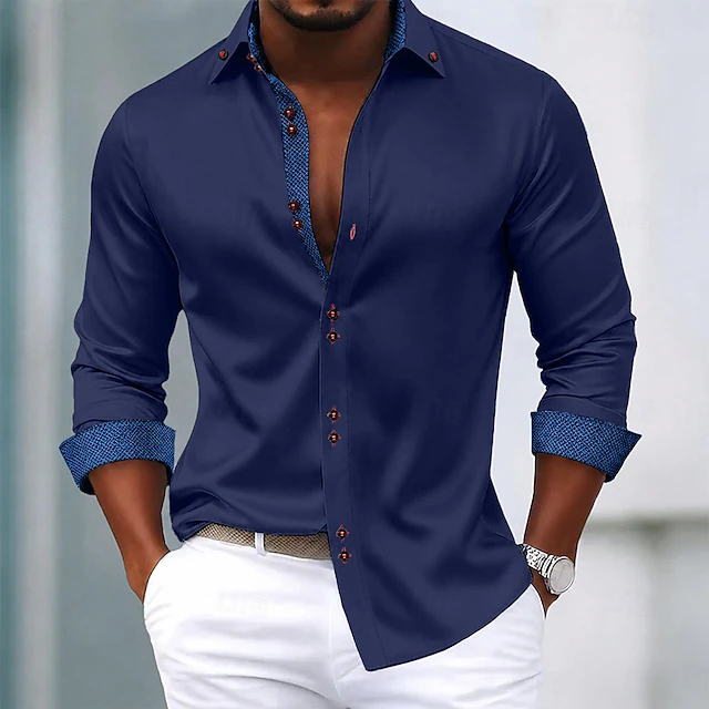 Men's Shirt Dress Shirt Non Iron Shirt Button Up Shirt