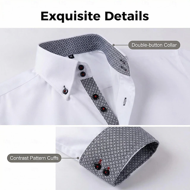 Men's Shirt Dress Shirt Non Iron Shirt Button Up Shirt