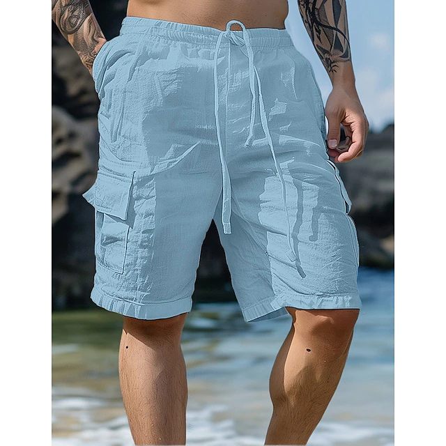 Men's Shorts Linen Shorts Summer Shorts