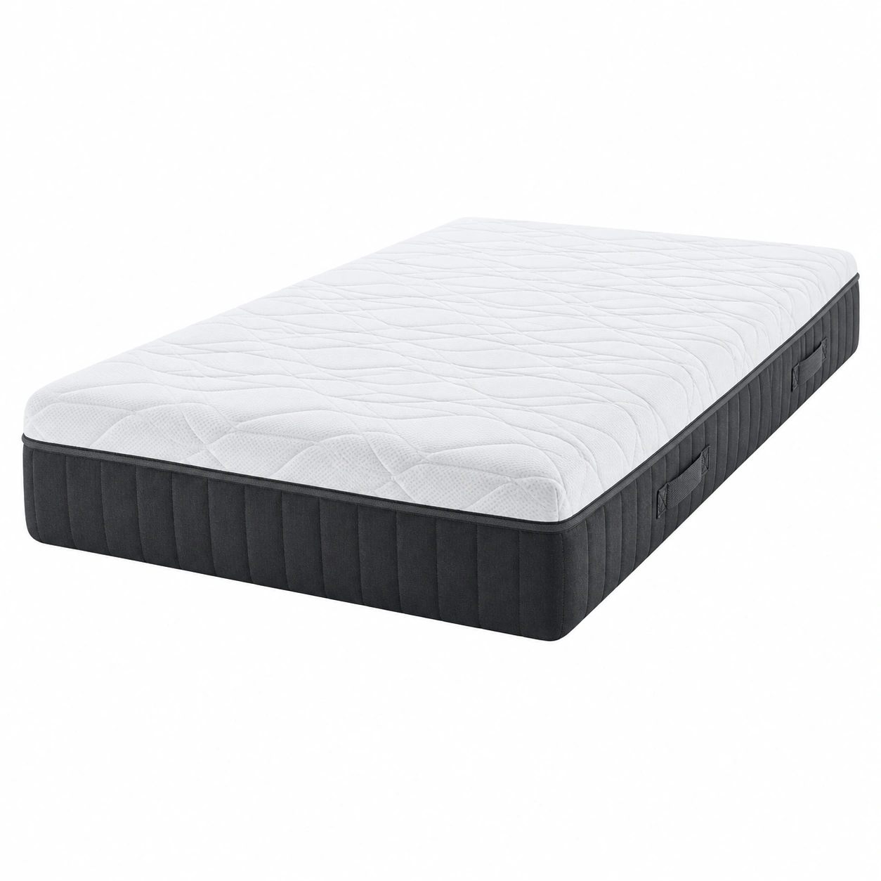 Kaltschaummatratze 90x200 cm ergonomisch atmungsaktiv mittelfest-onqira