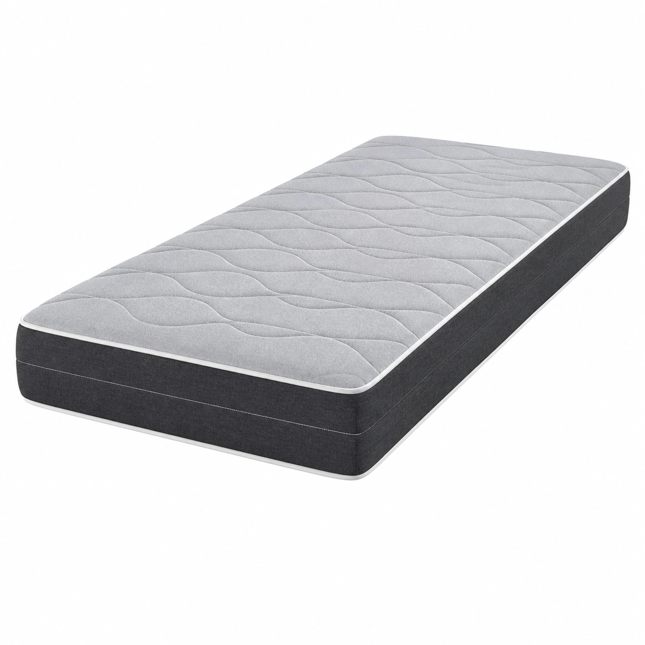 Bonellfederkernmatratze Grau Komfort 90x200 cm-warmnix