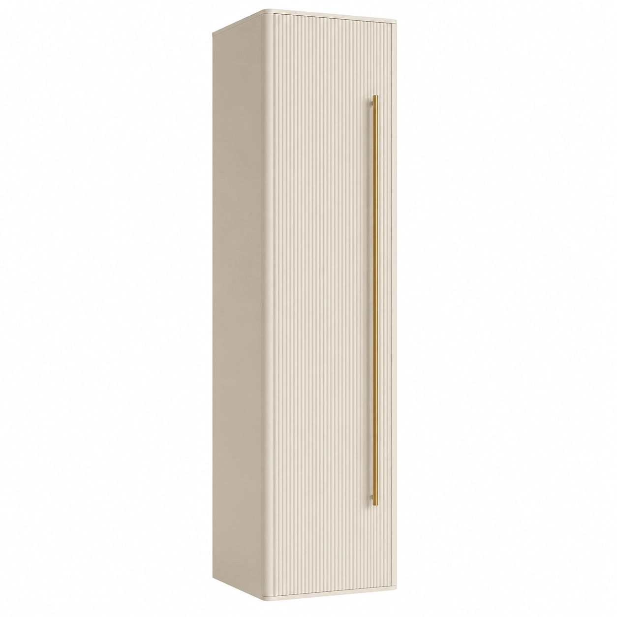 Armario auxiliar para bano con puerta de rejilla natural y patas negras estilo nordico-quickexo