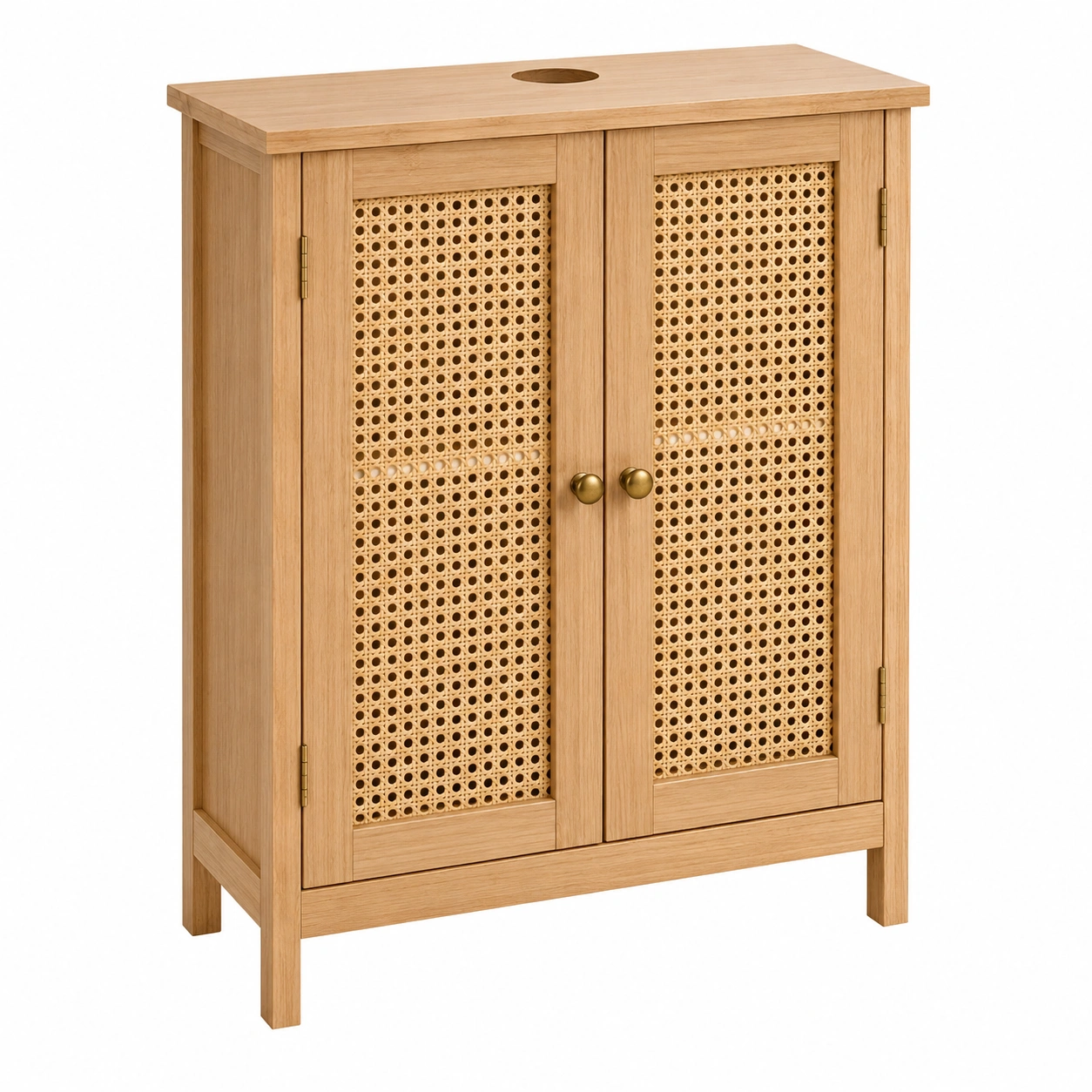 Mueble auxiliar con ruedas y cajones acanalados estilo nordico moderno-quickexo