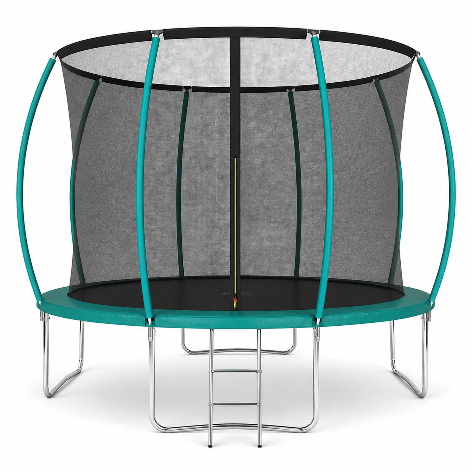 Cama elástica redonda 366 cm con marco de acero y red de poliéster