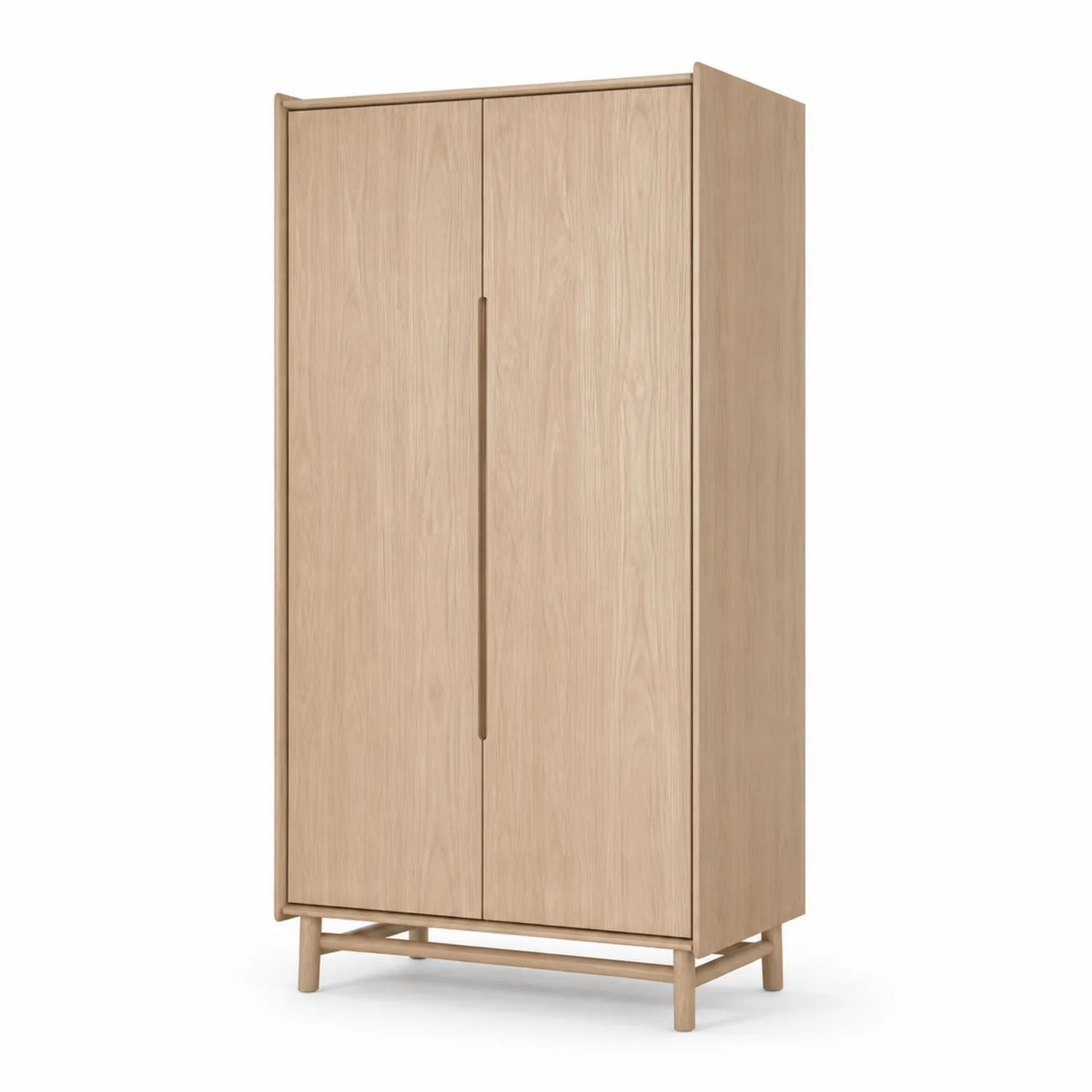Armario de Madera con 2 Puertas 180x80x50 cm