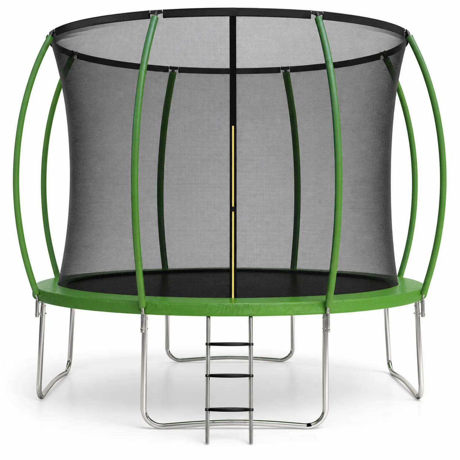 Trampolín redondo de acero y polipropileno de 305 cm con red de seguridad