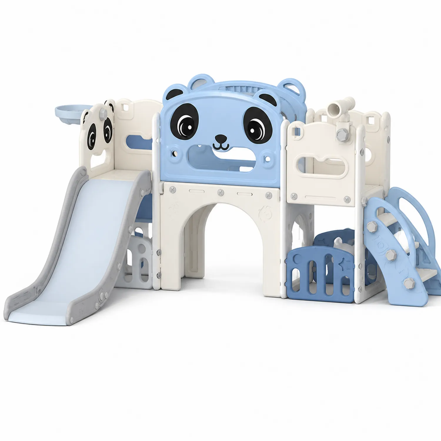 Estructura de Juego Infantil de Plástico PE con Tobogán 160x100x120 cm