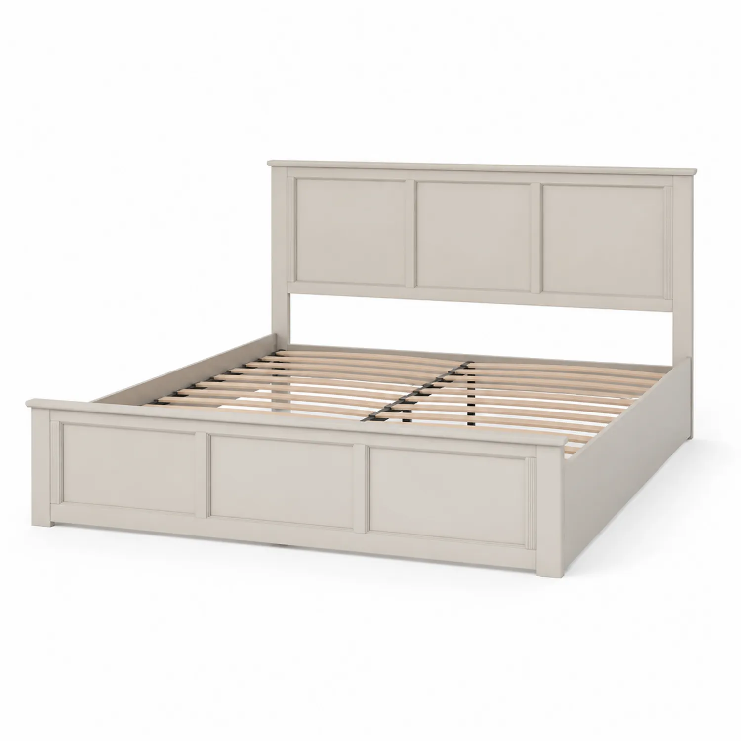 Cama de Madera de Pino 200x160 cm Blanca