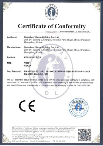 ce CERTIFICATIONS