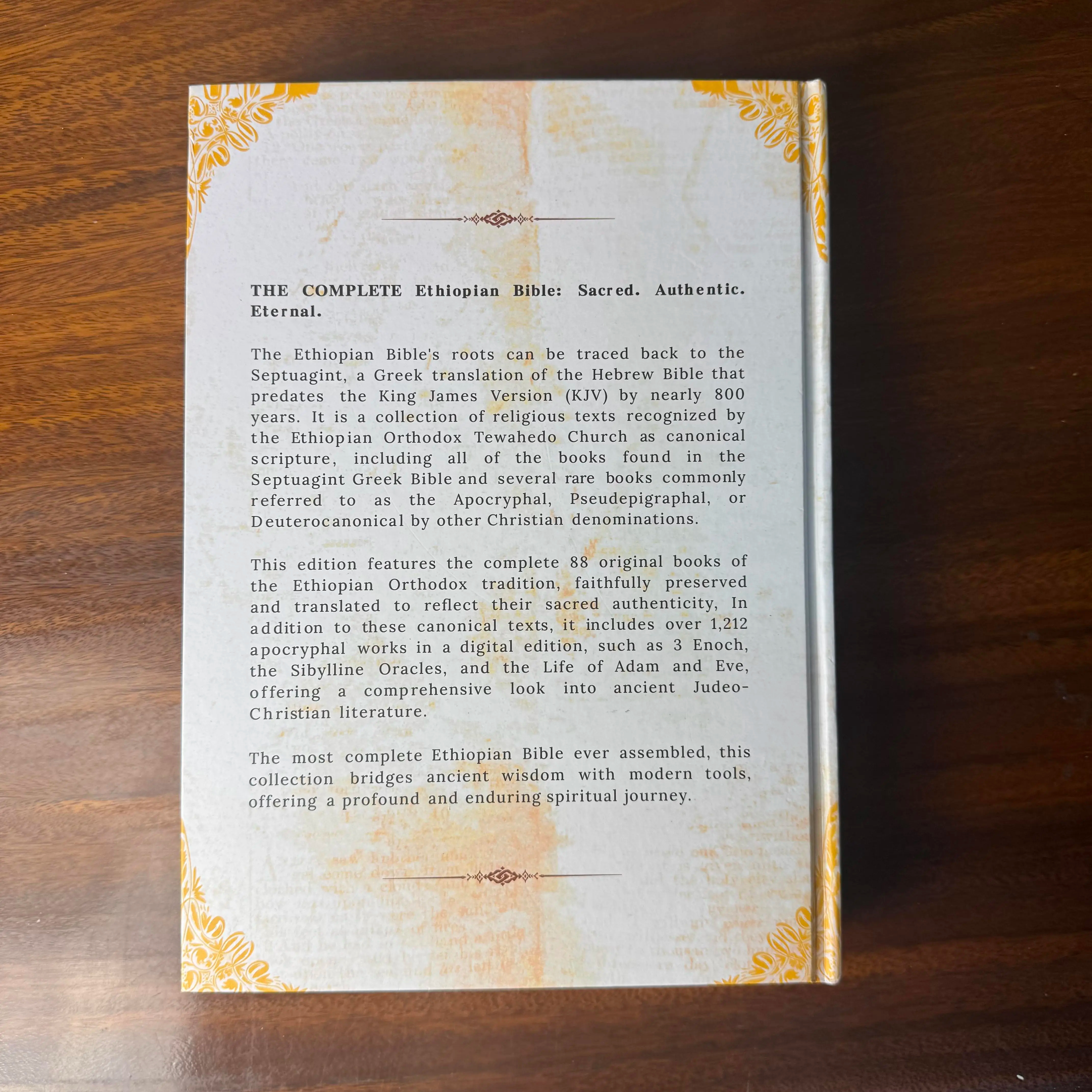 🔥 New Year Special: 50% Off! Complete Ethiopian Bible – Hardcover Collector's Edition 📖✨ Only 10 Left! The Ultimate Gift for Faith & Study 🎁