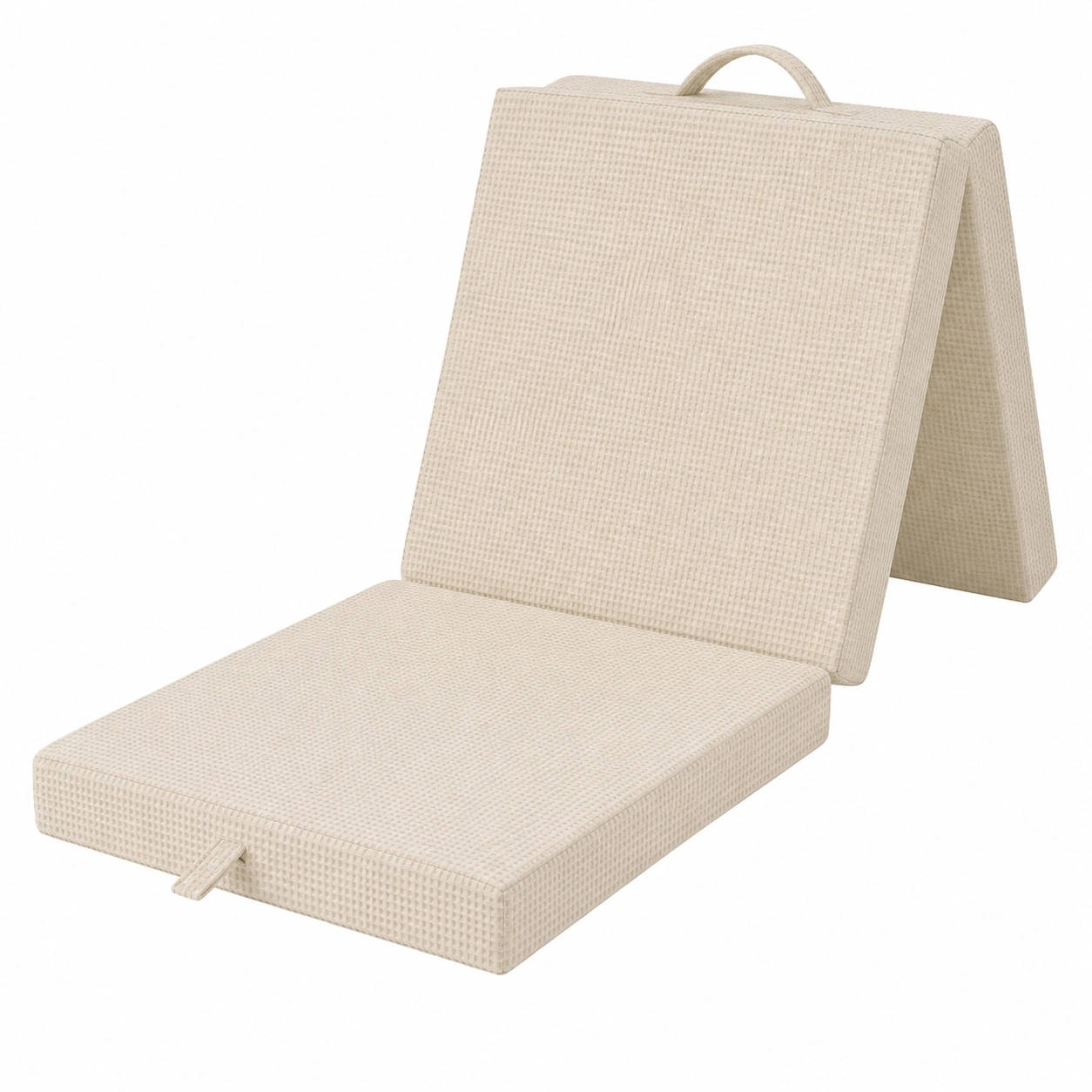 Klappbare Faltmatratze 3 Teilig Komfortschaum 60x190 cm Tragbar Platzsparend-casaelego