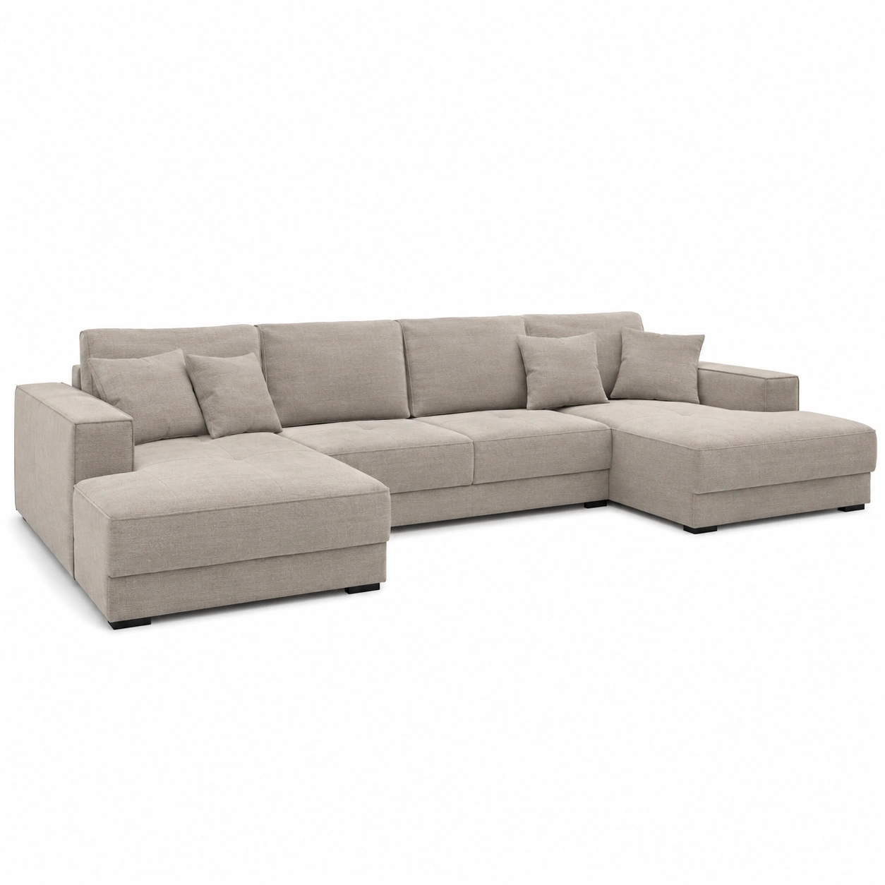 Naroznik sofa tkanina szara