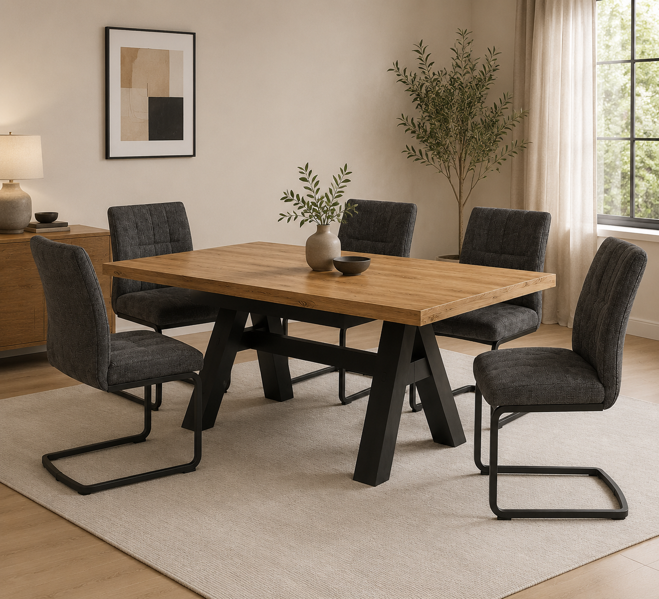 Dining table set-decoviax