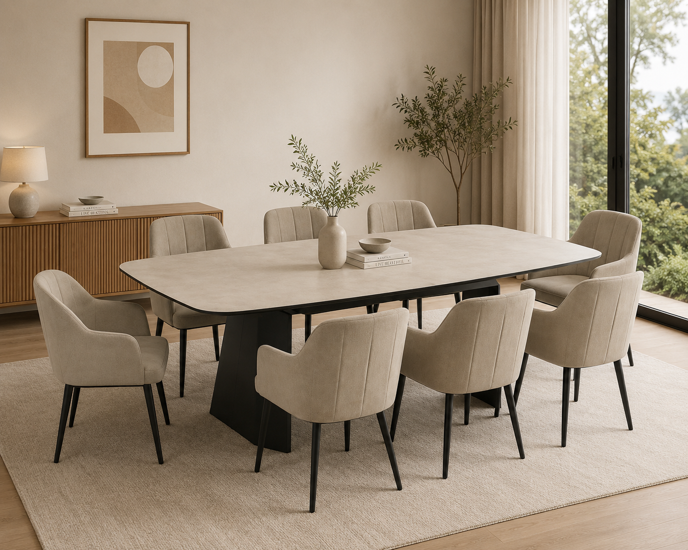 Dining table set-opalfurn