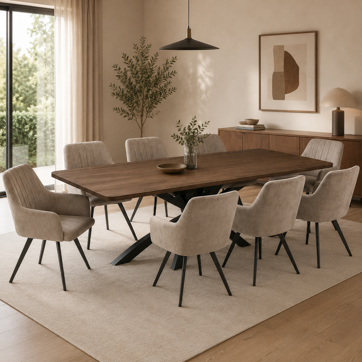 Dining table set-homefurnmall