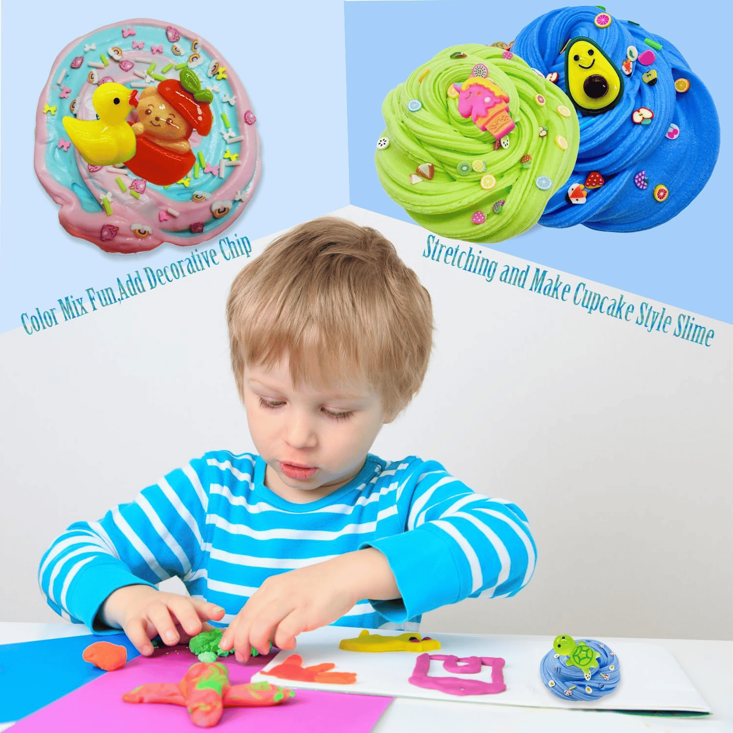 🔥Each $4.39 On Sale Today Only🔥 Super Clay Slime DIY Soft & Squishy Clay Scented Slime Sensory Clay