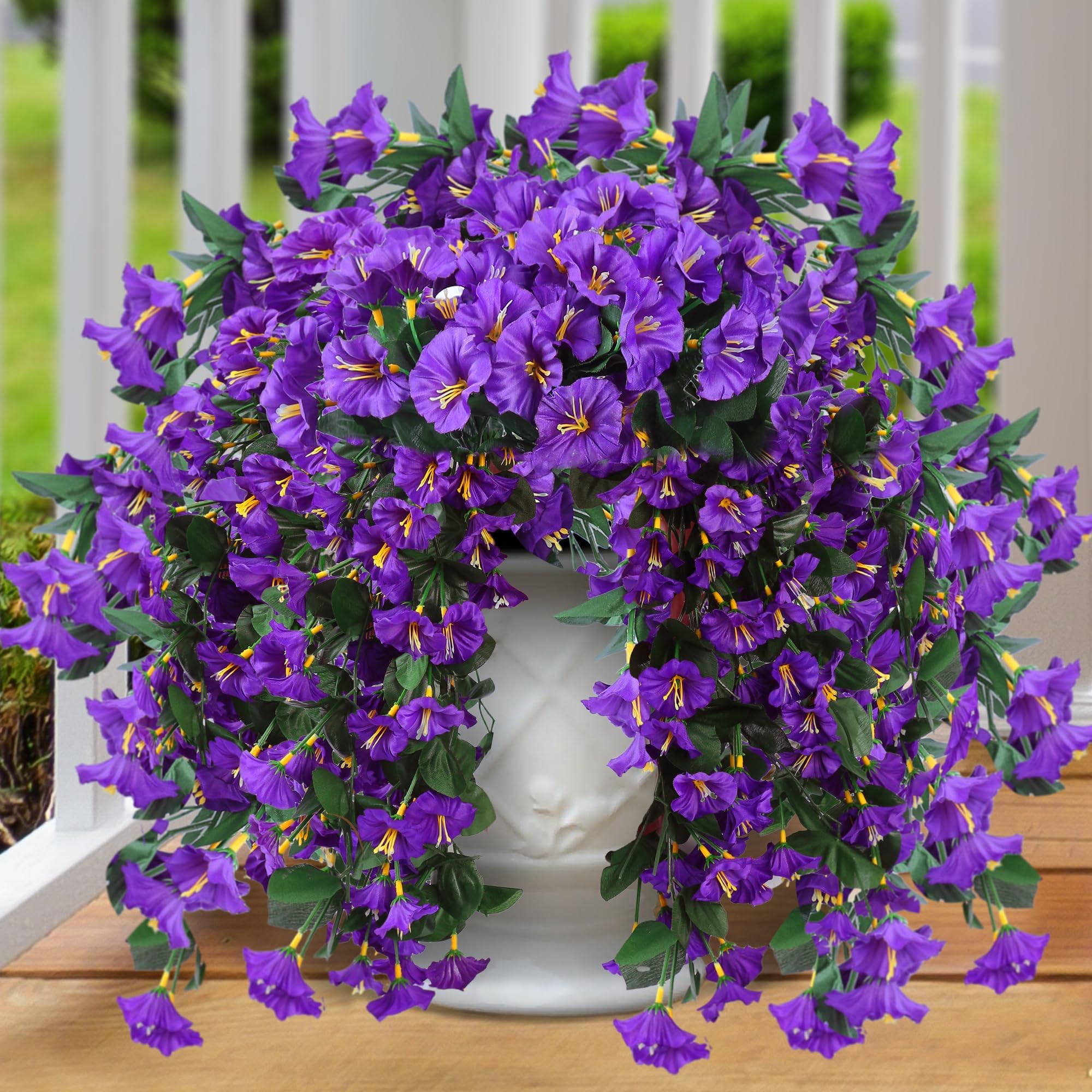 🔥On Sale🔥Artificial Faux Hanging Flowers Plants - Set of 2 pcs