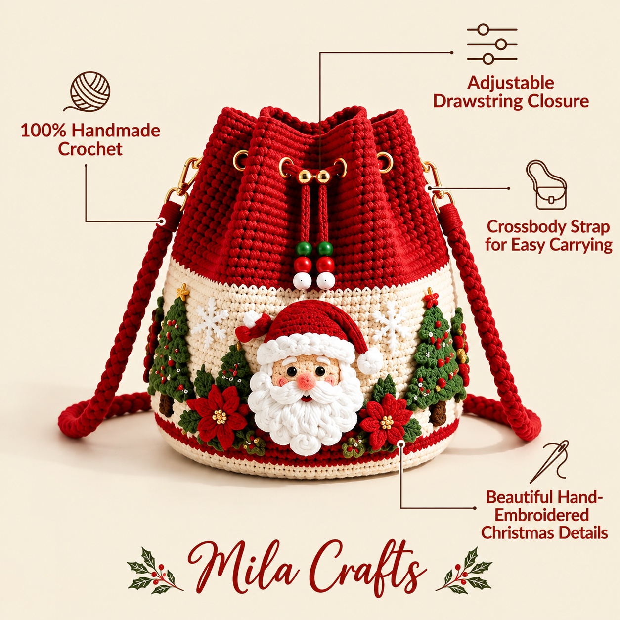 ❤❤Hand-made Christmas bags