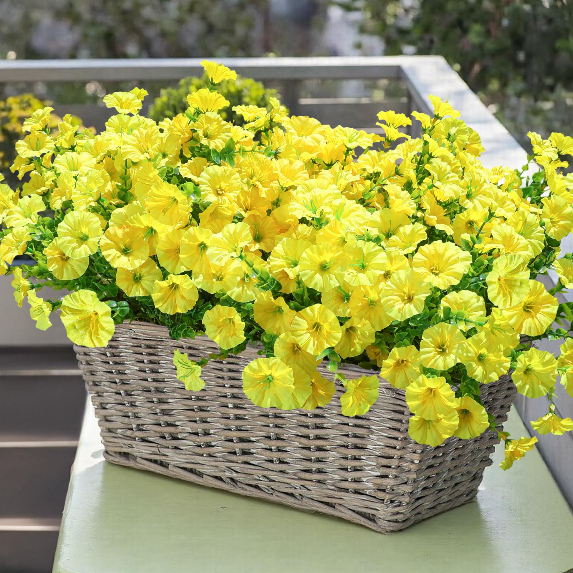 🔥Last Day Each Only $2.99🔥UV Resistant Artificial Petunias Flowers