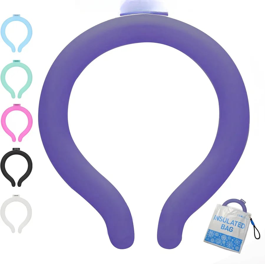 🧊Reusable Cooling Neck Ring – Long-Lasting Sweat-Free Relief❄️